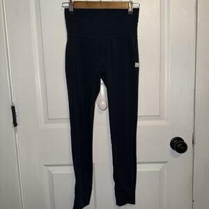 Vuori Daily Dark Blue High Waisted Joggers Leggings S Small VW323 Women’s